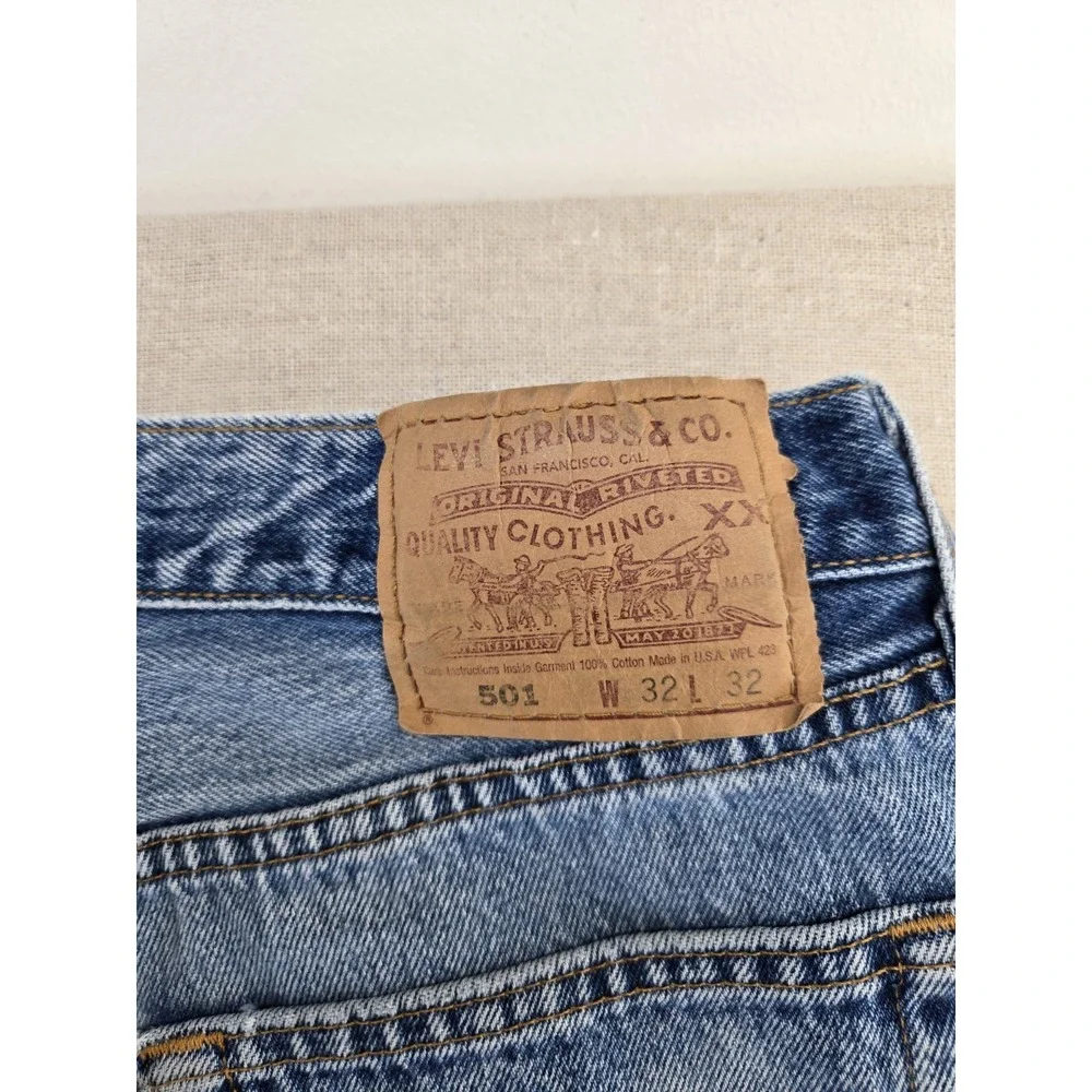 Vtg 90s Levi's 501 Jeans Mens 32 Short Fits 30.5x25